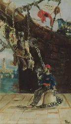 Un marin sur un quai, 1880